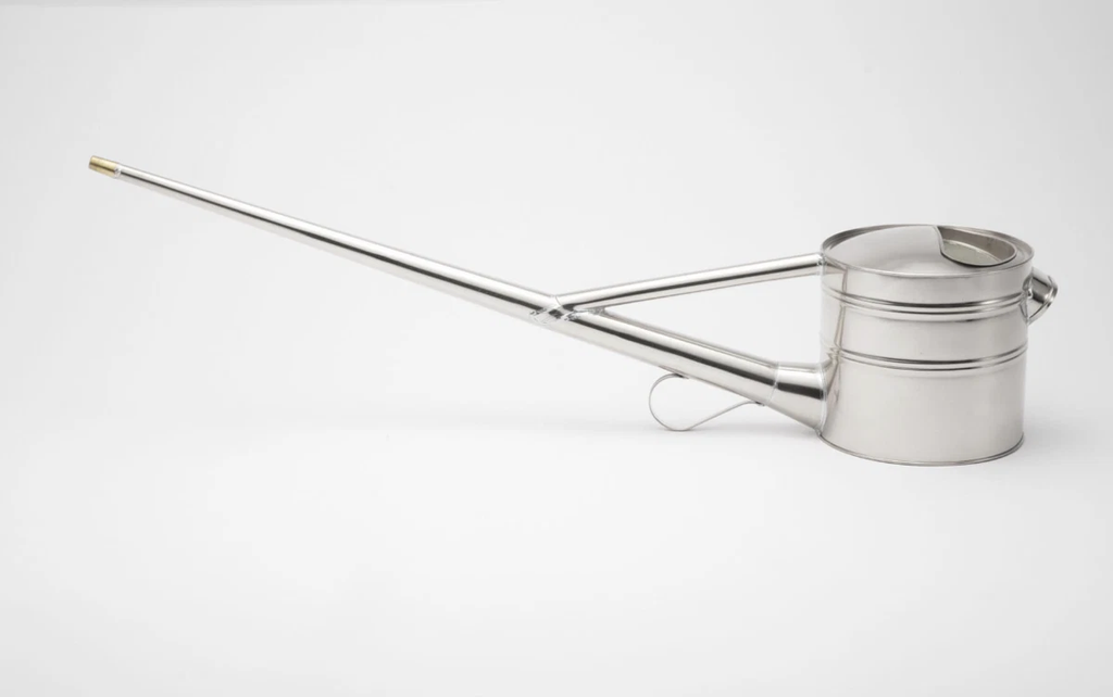 Negishi stainless steel long-spout watering can
